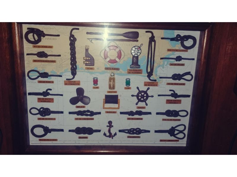 DECORATIVO QUADRO DE NOS - 45 X 35 - R 43 - NAUTICA DECORATIVO QUADRO DE NOS - 45 X 35 - R 43 - NAUTICA